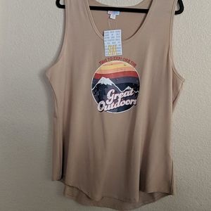 Tank top with saying